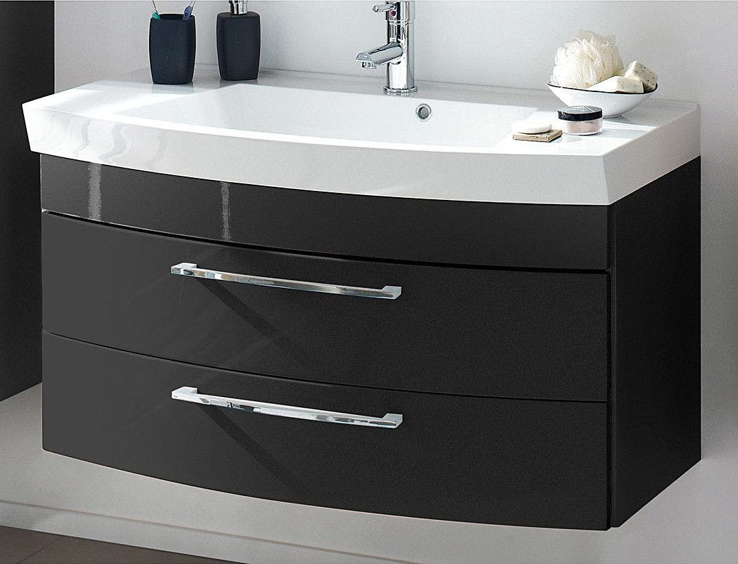 Badkamer-meubel-zwart-minimalistisch