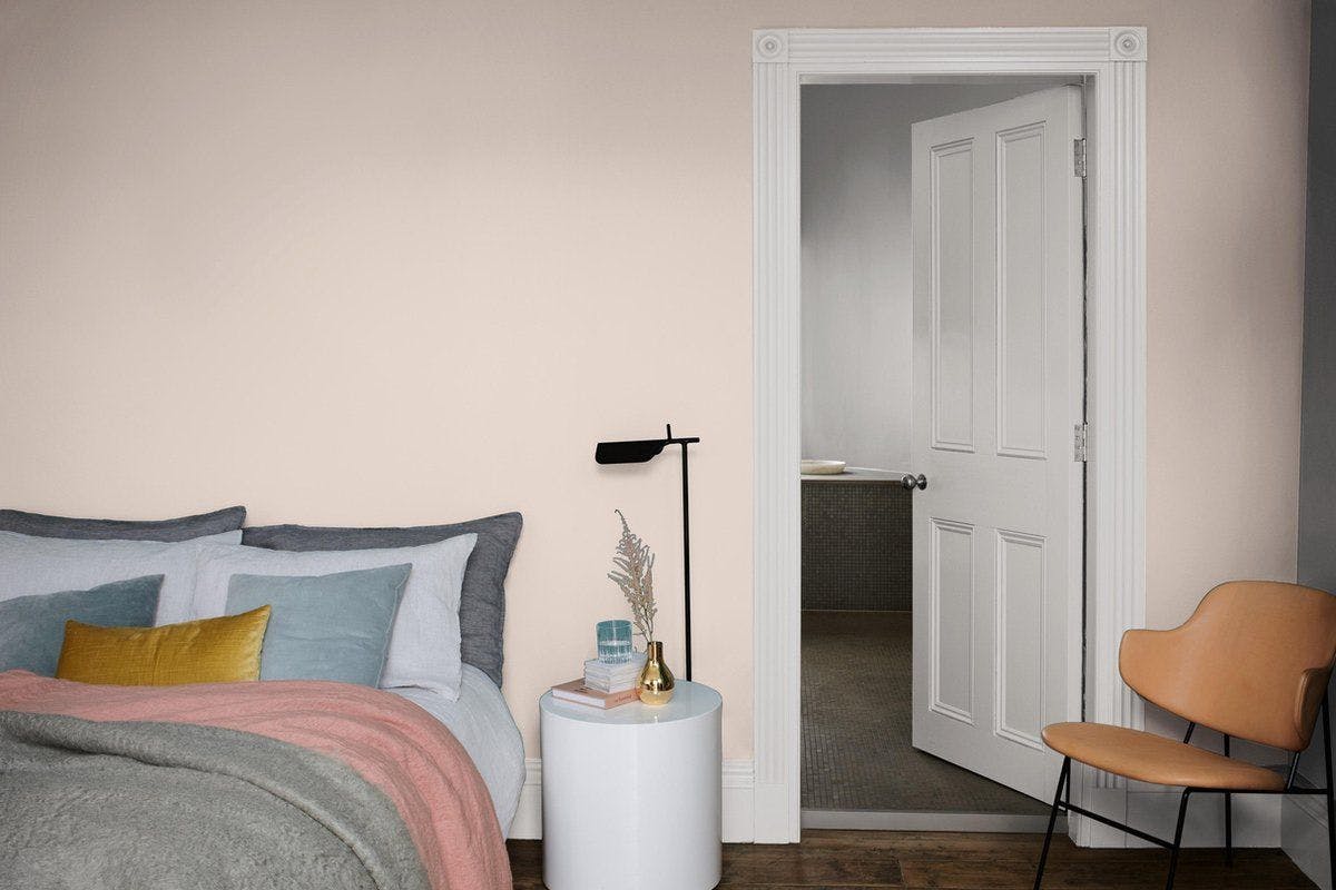 roze-muurverf-slaapkamer