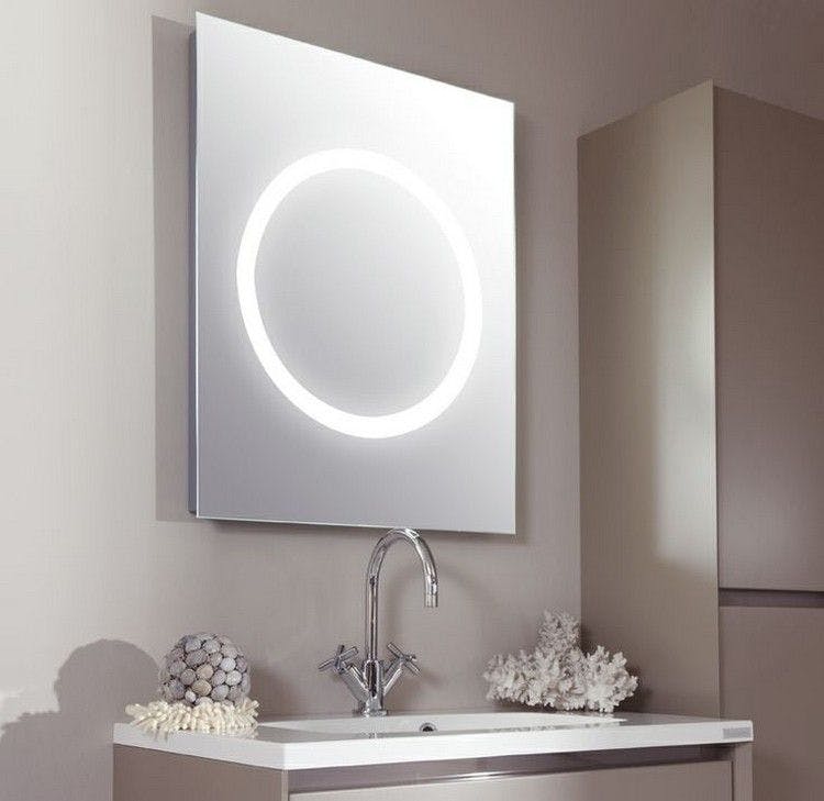 badkamer verlichting in spiegel