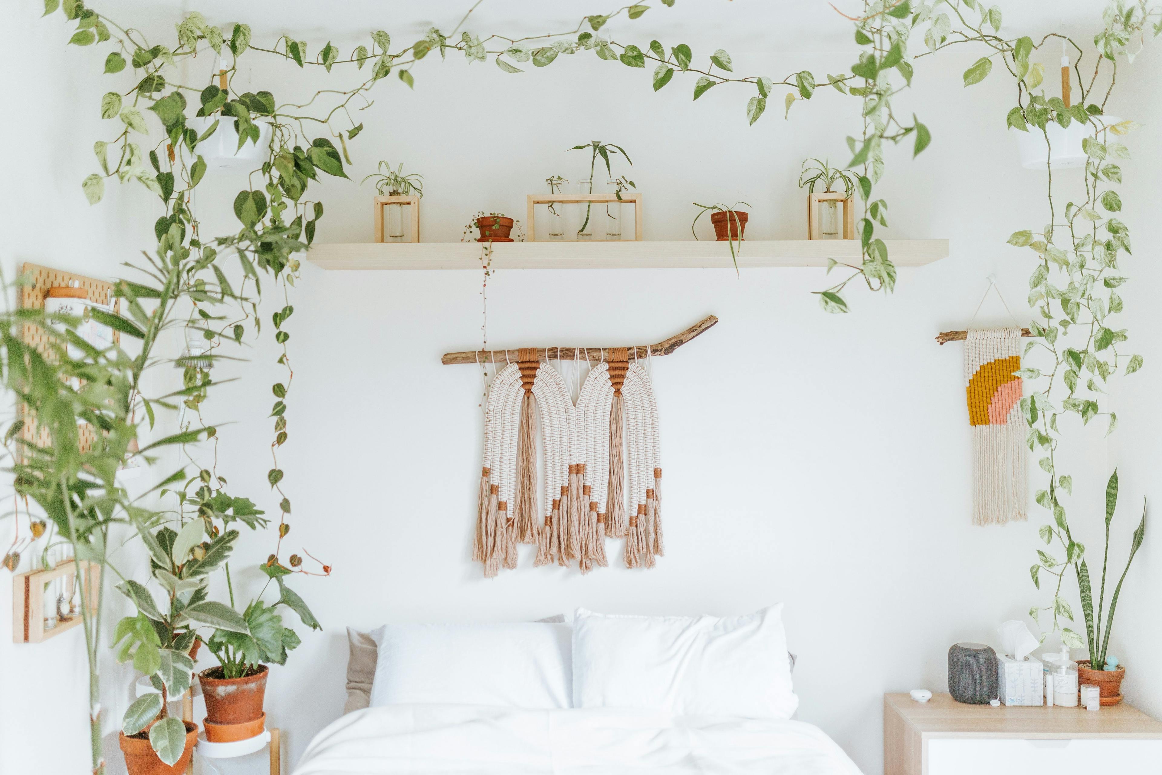 slaapkamer-planten-groen