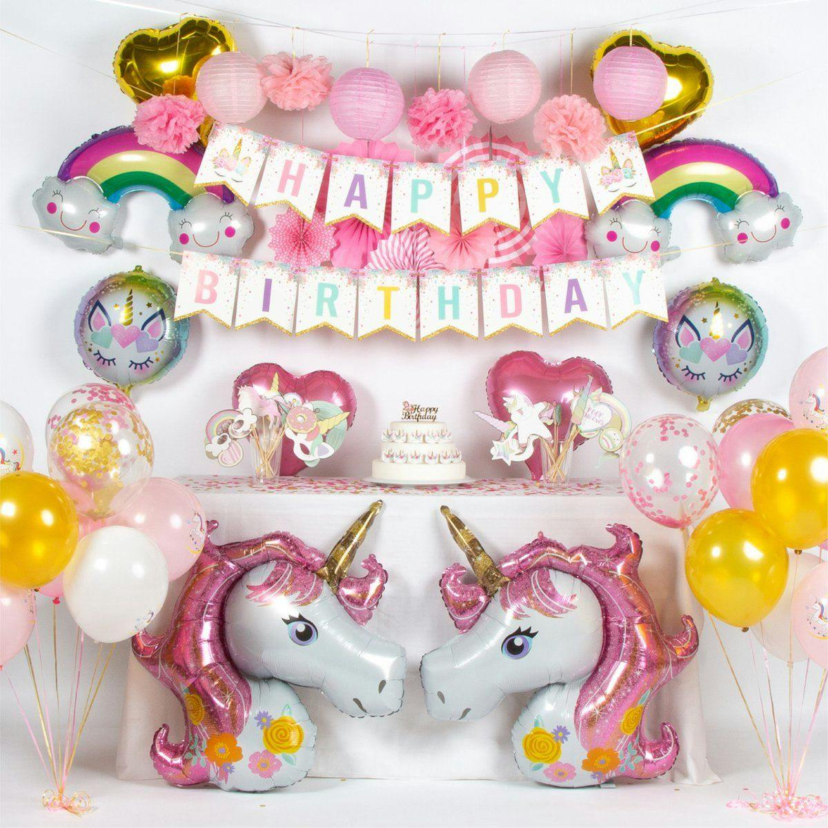 unicorn-verjaardag-versiering