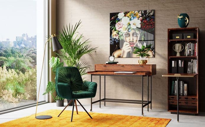 okergeel-vloerkleed-decoratie