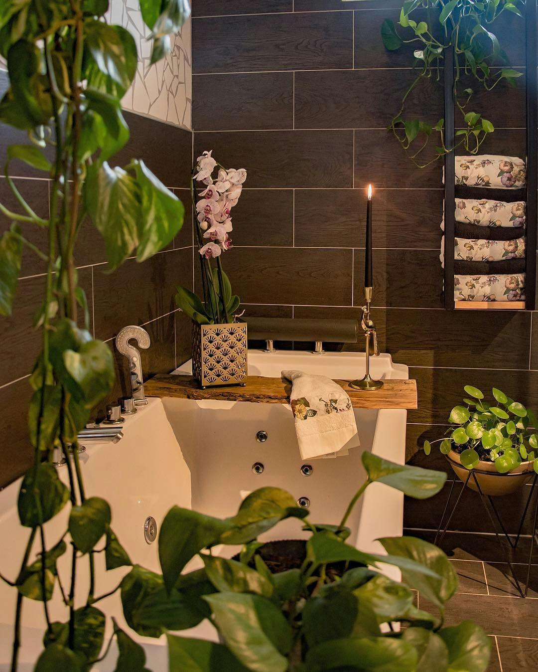 Badkamer-decoratie-planten-groen