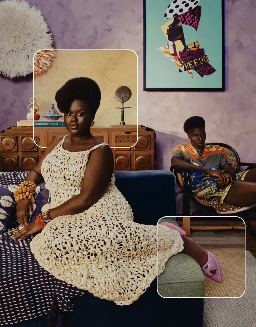 Afrohemian en Afrikaanse textielkunst ontmoet boho