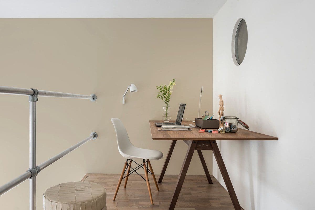 Zandkleur muurverf voor een warme kleur op de muur - Makeover.nl